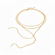 Lena – wrap snake chain necklace - Bella mia