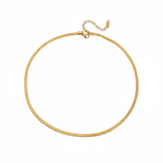 Michelina – flat snake choker - Bella mia