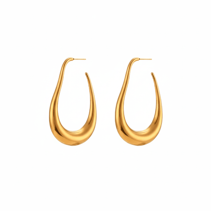 Anastasia - sculptural hoops - Bella mia