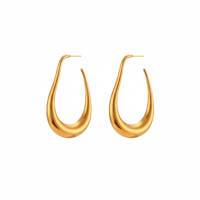 Anastasia - sculptural hoops - Bella mia