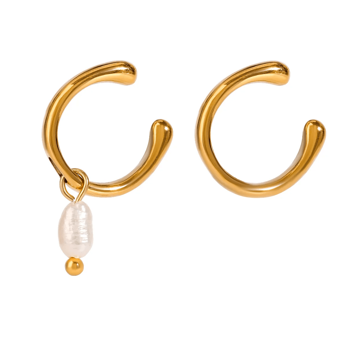 Emilia - pearl drop ear cuff - Bella mia