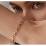 Anna – figaro chain bracelet - Bella mia