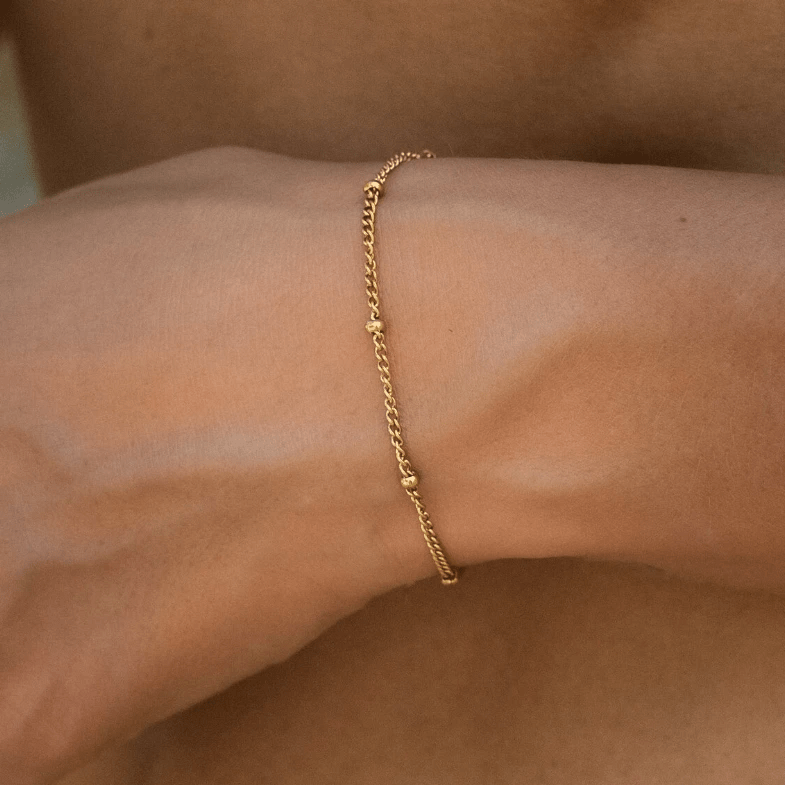Angela – beaded chain bracelet - Bella mia