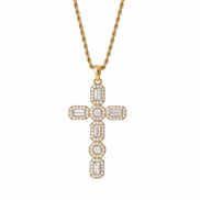 Héléna – cross crystal necklace - Bella mia
