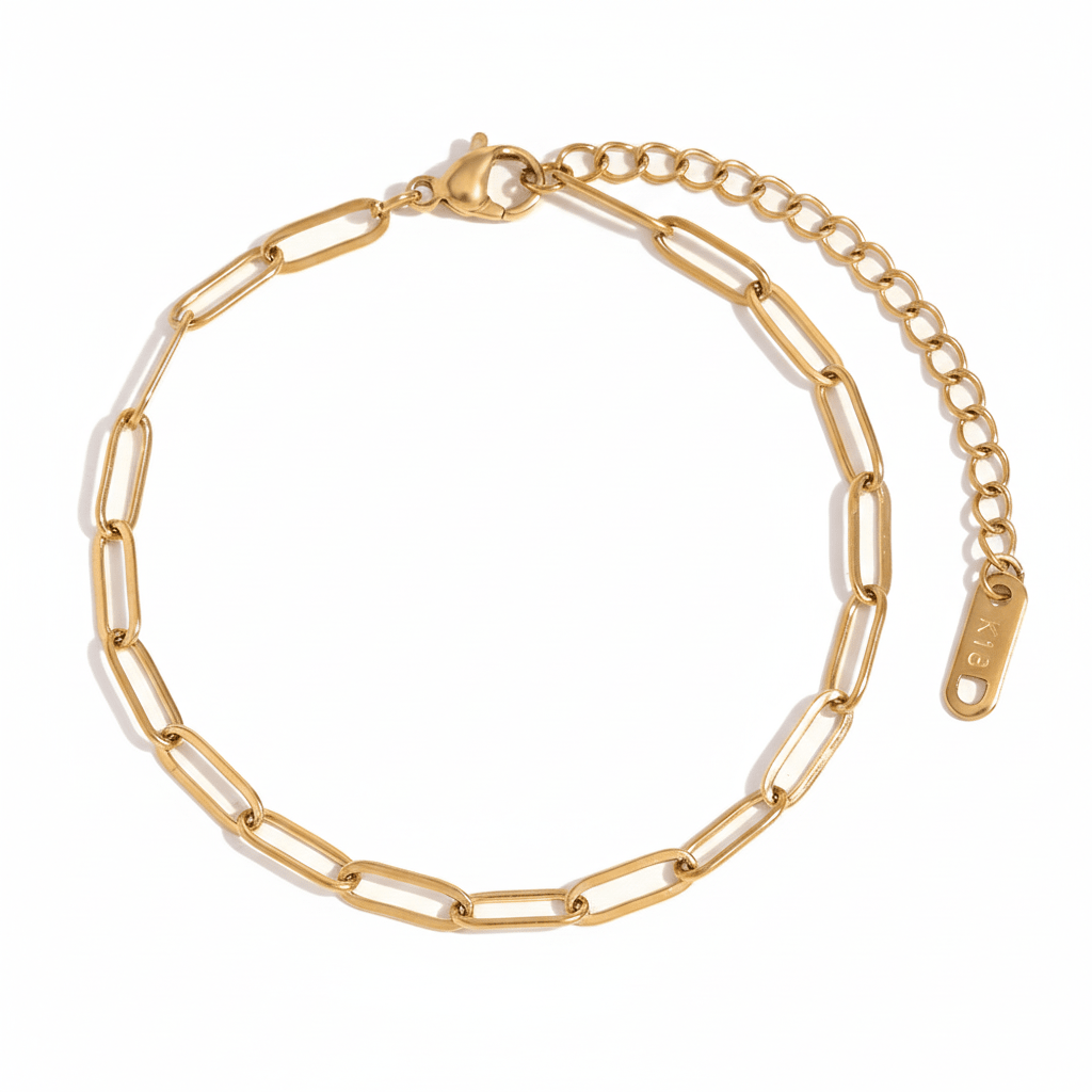 Olivia – paperclip chain bracelet - Bella mia