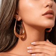 Anastasia - sculptural hoops - Bella mia