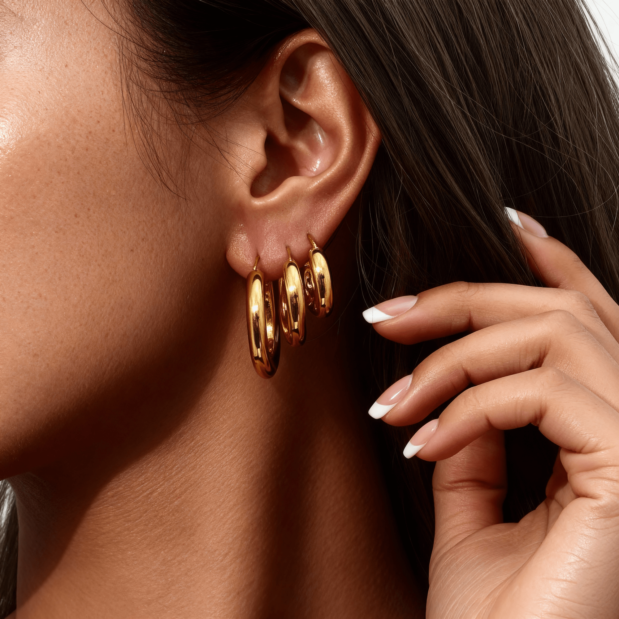 Gabriella - hoop earrings - Bella mia