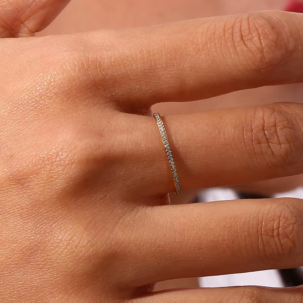 Nina – Pavé Crystal Ring