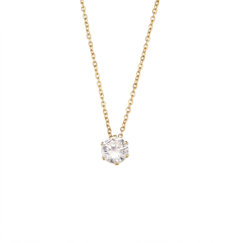 Aria - Solitaire Pendant Necklace