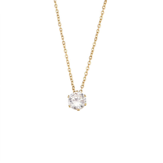 Aria - Solitaire Pendant Necklace