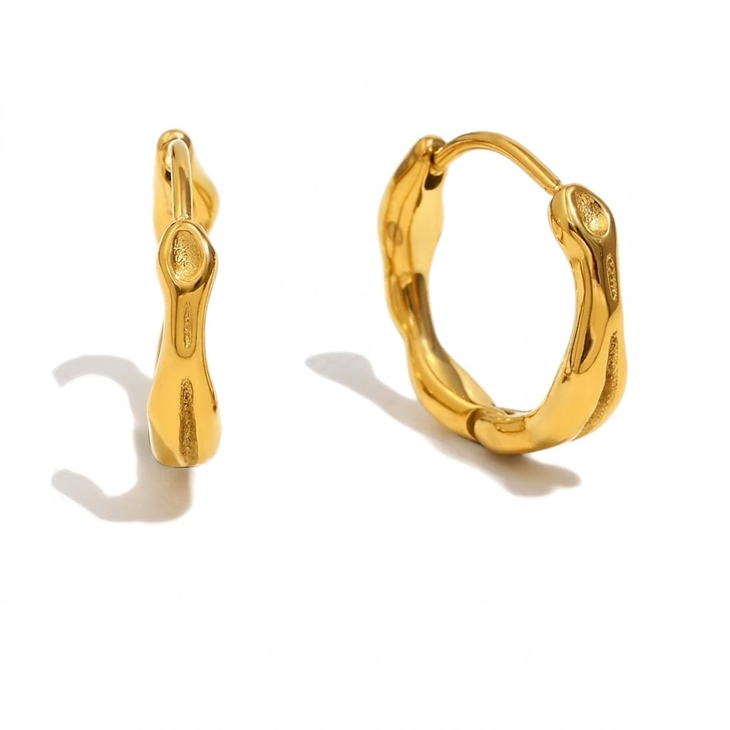 Sienna - Twisted Hoop Earrings