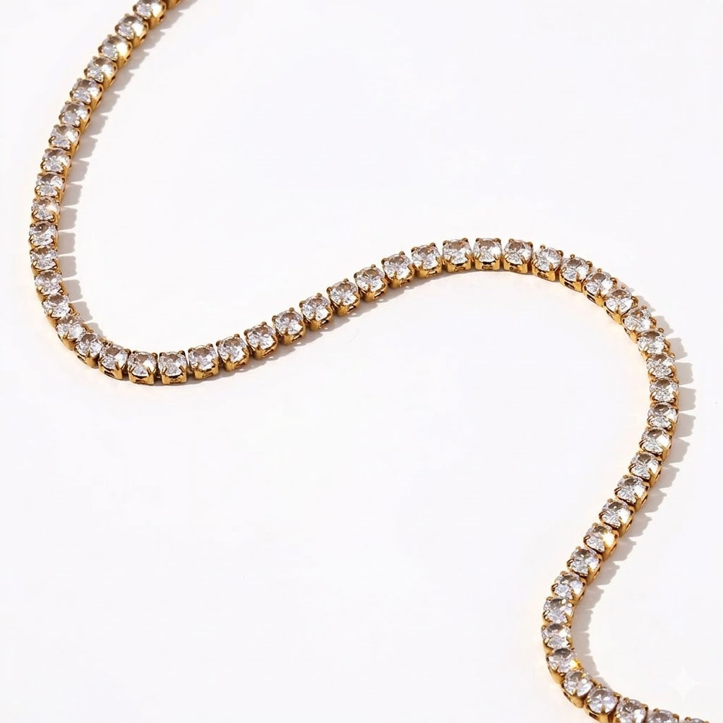 Carlotta - Tennis Chain Necklace