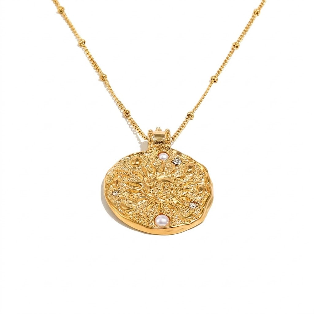 Solaria – Sun Medallion Necklace